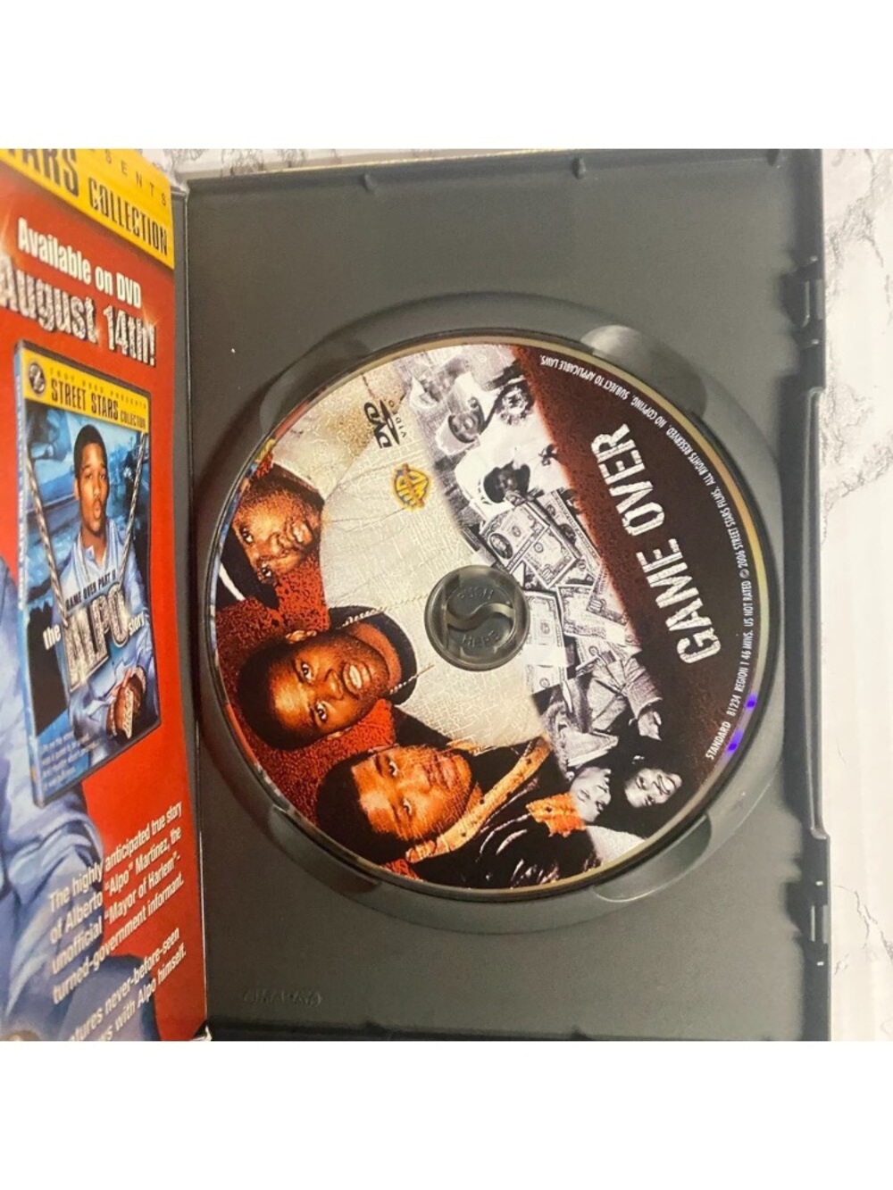Game Over DVD - Black and Brown Artwork